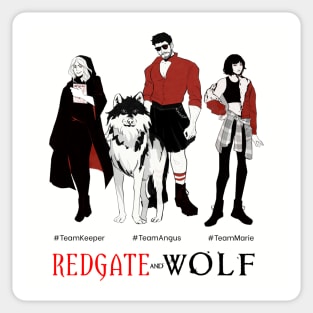 Redgate and Wolf Sticker